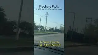 Residential freehold plots near delhi Mumbai Expressway #investment #ncr #plots