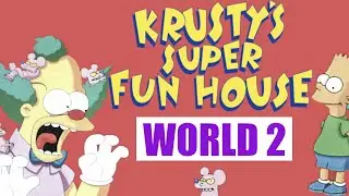 All Levels: World 2 - Krusty's Super Fun House (SNES) #retroachievements
