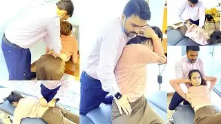 Student from Jammu & Kashmir having spine issue getting chiropractic alignment | Dr. Harish Grover
