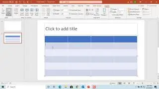Как разделить и объединить ячейки таблицы в PowerPoint &mdash; Office 365