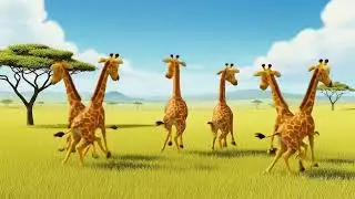 Giraffe Party All Day Long!
