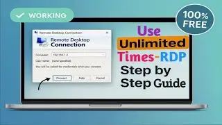 Get Unlimited High Speed RDP for Free | Free RDP 2025 | Step by Step Guide