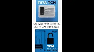 Unlock GM TCM T87A - فتح قفل كنترول جير 8 سرعات