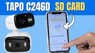 Настройка SD-карты Tapo C246D - карта памяти HybridCam Duo