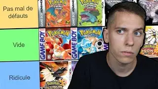 Ma TIER LIST des SC&Eacute;NARIOS des jeux POK&Eacute;MON