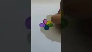 easy and simple colourful flower 🌸🌸🌸💐design your like 👍🙂 this video and subscribe to my channel 👍🥰