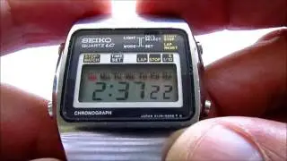 Seiko A128-5000 A-Series  Vintage Digital Watch