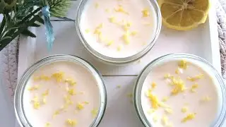 Lemon Cream | 3 Ingredients Only (No Cornstarch, No Gelatin)