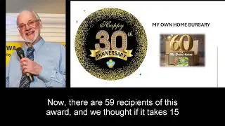Presentation of 60th My Own Home bursary LiveWorkPlay 30th Anniversary Make A Buzz Ottawa 9/May/2025