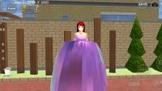 🌸💗 Flower Style Pink Princess Gown Tutorial | Sakura School Simulator