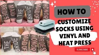 HOW TO CUSTOMIZE SOCKS USING IRON-ON VINYL AND MAKE MONEY