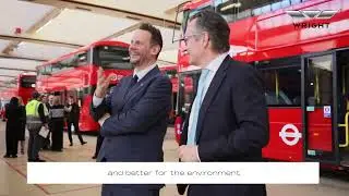 Local Transport Minister Simon Lightwood visits Wrightbus
