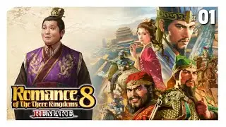 Saving Shu as Emperor Liu Shan (Lowest Stat Challenge Run) | ROTK 8 Remake Liu Shan Let's Play E01