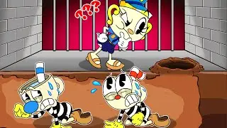 Prison Escape Funny Challenge Cuphead | The Cuphead Show Animation