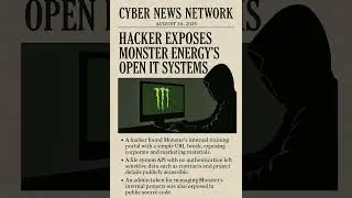 Monster Energy Vulnerability #cybersecurity #news #monsterenergy