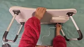 Ultra Large Portable Laptop Foldable Bed Table, Folding Computer Table Bed Computer Desk