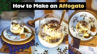 How to Make Affogato - 2 Ingredient Italian Affogato Coffee Ice Cream  - Italtian Coffee Dessert