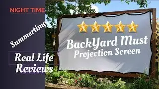 🎟🎞The Best Projector Screen Real Life Review🎞🎟