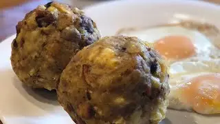 Эквадорский болон из зеленой фасоли со свиными шкварками [Рецепт]