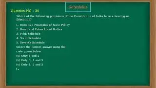 Polity | 7.Schedules Part-2 | Revision | Ghatnachakra | All PCS| BPSC | AEDO