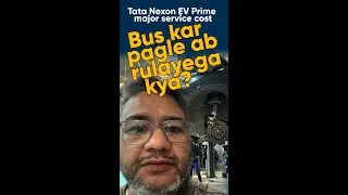 Tata Nexon EV Prime 30kWh major service cost after 74000 kms. #automobile #evownerreview #tatamotors