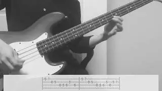 Shipping News - Nine Bodies, Nine States (bass cover, play along tabs)