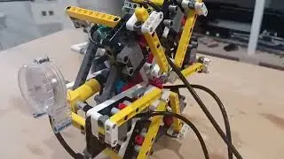 Moteur pneumatique lego en étoile