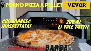 FORNO PIZZA A PELLET VEVOR Recensione Accensione Cottura Pizza SONO ENTUSIASTA! FACILISSIMO DA USARE