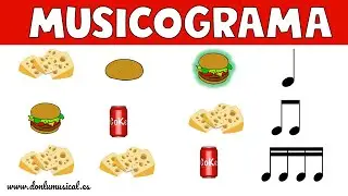 MUSICOGRAMA Lenguaje musical RITMO BURGER DONLUMUSICAL