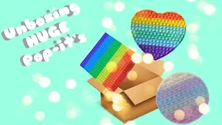 Unboxing JUMBO Pop-It&rsquo;s!