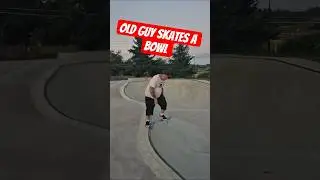 50 year old man skates a bowl #skateboarding #punk #skate #punkrock #