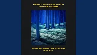 Night Sounds with White Noise for Sleep or Focus Study, Loopable