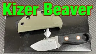Kizer Beaver fixed blade knife !