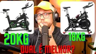 BIKE WCT 20kg VS Pace6000 18kg Odin Fit Qual Bicicleta de Spinning Comprar Comparativo Definitivo