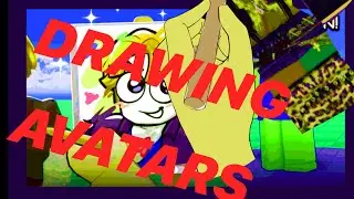 Playing Roblox draw me (my first real video)