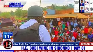 Bobi Wine Holds Impromptu Rally as Thousands Flood the Roads in Sironko