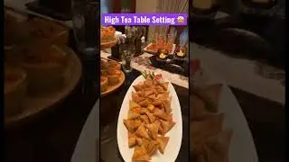 High Tea Table Setting  Part 1 #sweetandsavouriesbysumera #chefsumera #shireenanwar #tablesetting