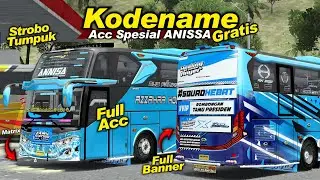 Kece Sekeren Ini Gratis😱 Kodename Acc JB3 Anissa Azzahra Holiday❗BUSSID V4.4.1