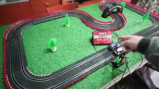 Trainer computer 1 Tecnitoys para Scalextric Compact con pista contador en 3D