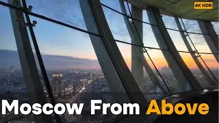 Moscow Russia | Skyline from Above in [4K]