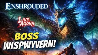 🔴 DAY 4 | LIVE AGORA! Enshrouded 🔥 Enfrentando o BOSS WISPWYVERN AO VIVO! SOLO