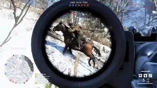 Sniper Kills With Tripwire Bomb - Battlefield 1 Scout Gameplay - 4K Shorts [365]