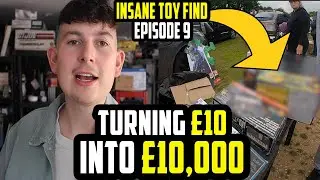 Over &pound;500 Flipping Nostalgia at the Car Boot Sale I &pound;10 to &pound;10,000 Challenge YouTube