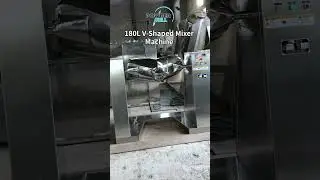 180L V-Shaped Mixer Machine for Powder and Solids, V Type Blender - Mill Powder Technology