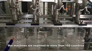 Automatic High Quality Manufacturing Linear Type Viscous Liquid Filling Machine