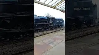 44932 Arriving and departing Hellifield #britishrailways #trainspotting #train #railwaycontent
