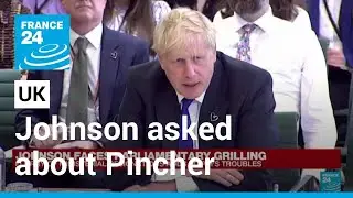 UK PM Johnson says abhors bullying when asked about Pincher appointment &bull; FRANCE 24 English