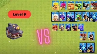 Max Roaster Vs All Troops _Clash of clan