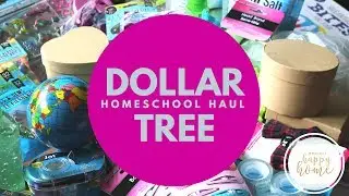 DOLLAR TREE HAUL || July 2017 || Homeschooling Supplies, Homes Goods, and More!