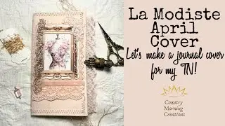 April journal cover tutorial.